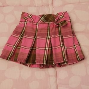 Children's Place Baby Girl Pink Plaid Skirt